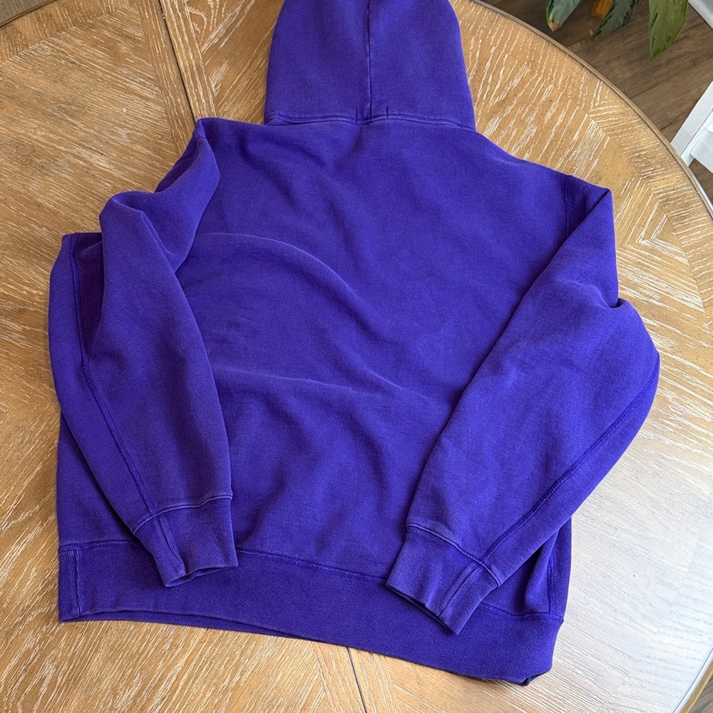 Ralph Lauren Purple Hoodie with Yellow Logo - Picture 6 of 8